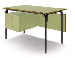 Mesa profesor 120 x70 cm con dos cajones y en distintos acabados