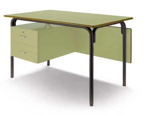 Mesa profesor 120 x70 cm con dos cajones y en distintos acabados