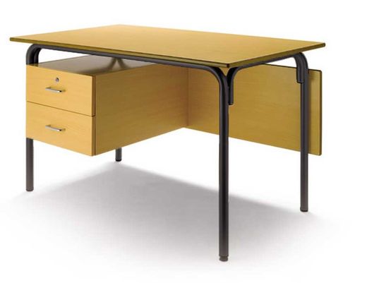 Mesa profesor 120 x70 cm con dos cajones y en distintos acabados