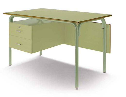 Mesa profesor 120 x70 cm con dos cajones y en distintos acabados