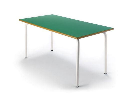 Mesa retangular em dois tamanhos e muitos acabamentos