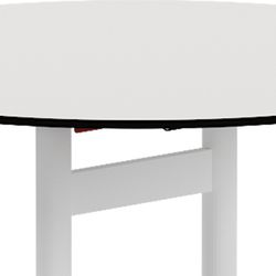 Mesa redonda TEAM Rotulable. Dos tamaños y cinco tallas