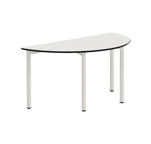 Mesa semicircular KIDDY SC. 120 x 60 cm. Dos tallas