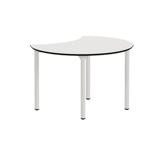Mesa tipo eclipse KIDDY E. Diámetro de 90 cm. Dos tallas