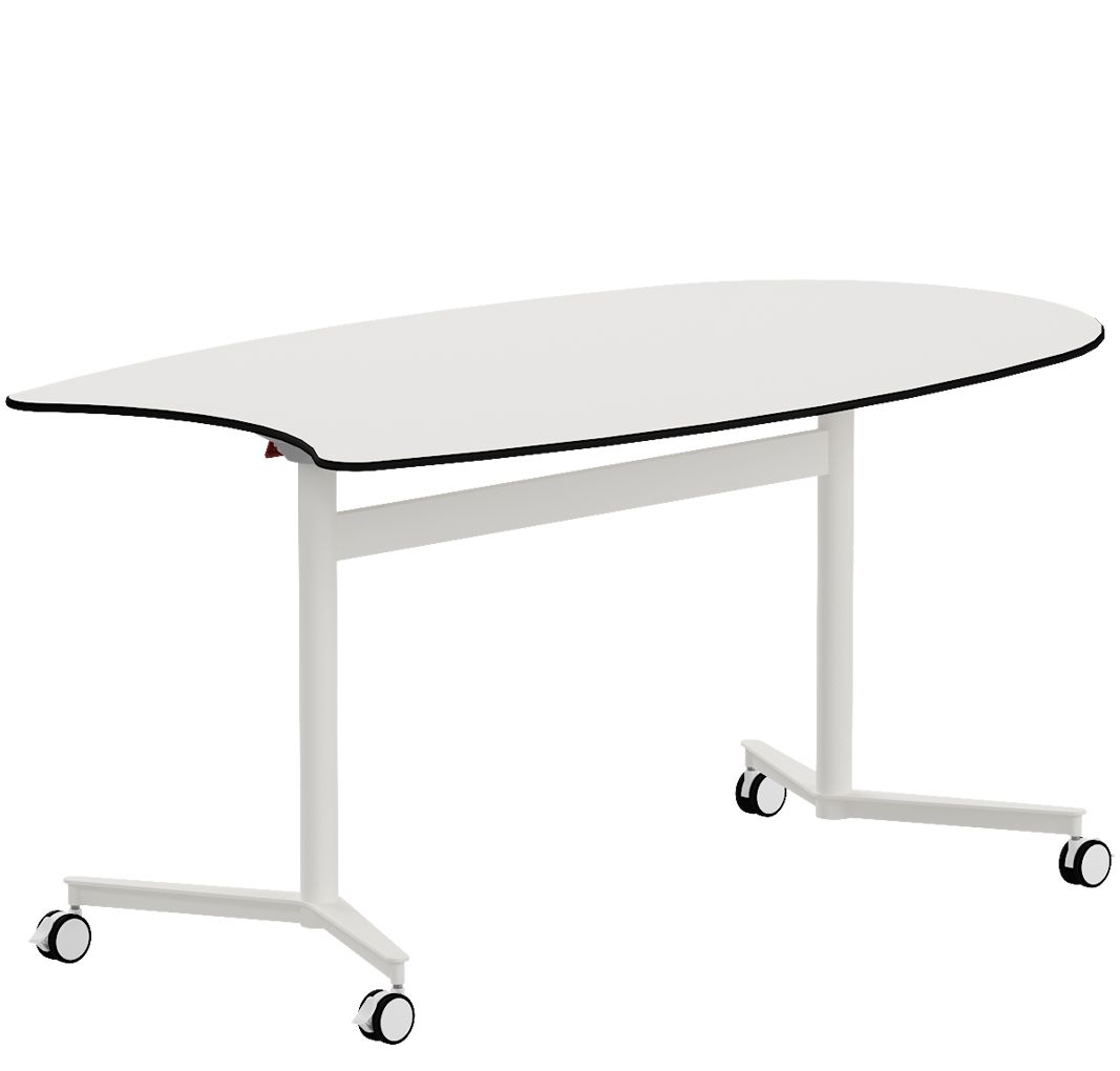 Mesa TWIST OVAL Rotulable. Dos tamaños y cinco tallas Mesa Twist Oval ROTULABLE 140 x 75 cm. Talla 2