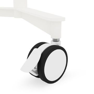 Mesa TWIST OVAL Rotulable. Dos tamaños y cinco tallas