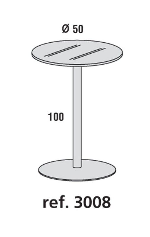 Mesas auxiliares de cristal y cromado