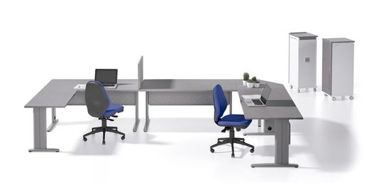 Série de tables de bureau en métal