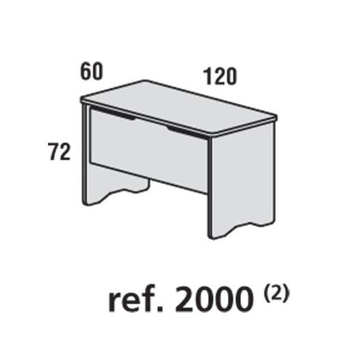 Mesas de oficina serie work
