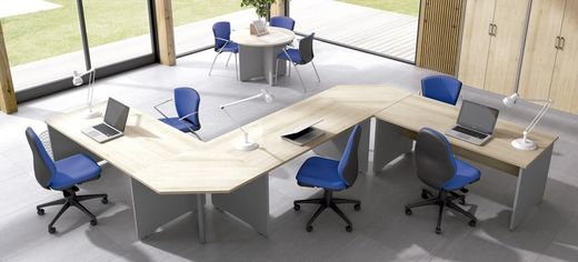 Mesas de oficina serie work