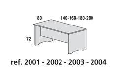 Mesas de oficina serie work