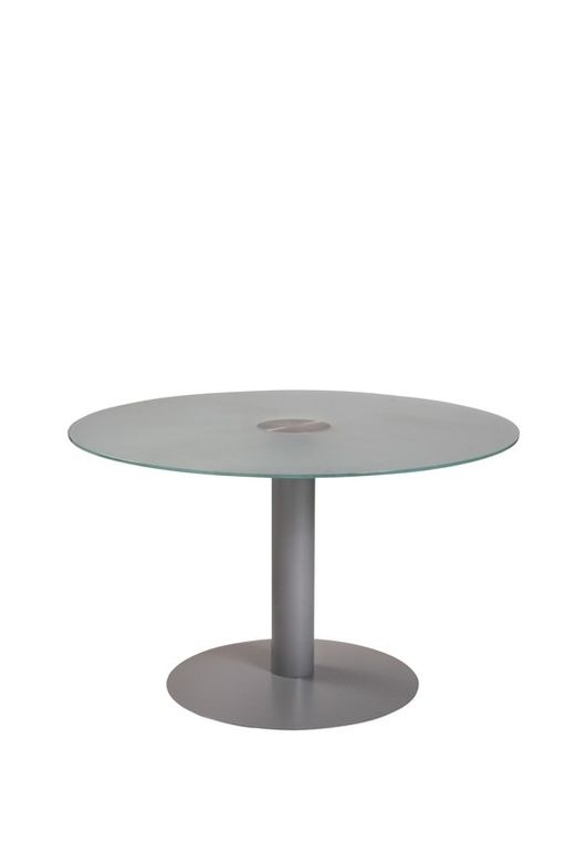 Tables de réunion circulaires, base supérieure