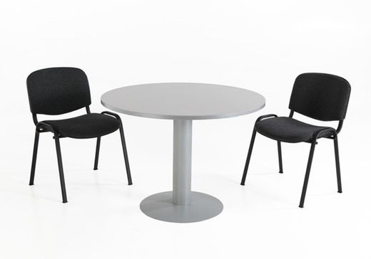 Tables de réunion circulaires, base supérieure