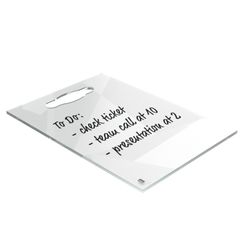 Bloc-notes de table portable Mini A4 en acrylique transparent Nobo Quadro Branco