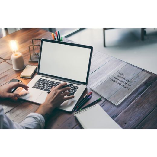 Bloc-notes de table Nobo A4 Mini en acrylique transparent