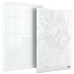 Pack de dos mini blocs de notas de pizarra blanca de cristal Nobo 230x152 mm