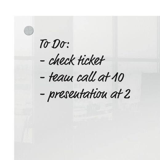 Mini pizarra acrílica para pared. Dos tamaños