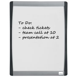 Mini pizarra magnética Nobo con marco arqueado 215x280 mm