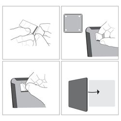 Mini quadro magnético Tile Nobo 360mmx360mm