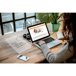 Nobo Quadro Branco Mini bloc-notes incliné en acrylique transparent A4.