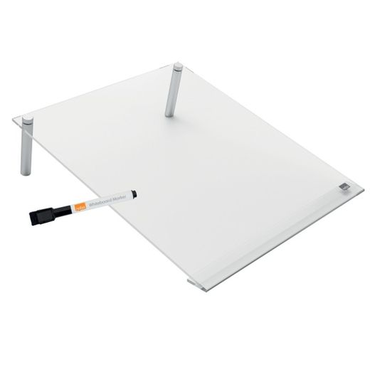Nobo Quadro Branco Mini bloc-notes incliné en acrylique transparent A4.