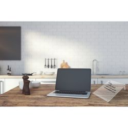 Nobo Quadro Branco Mini bloc-notes incliné en acrylique transparent A4.