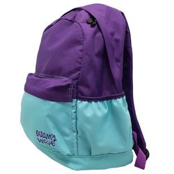 Mochila série de dois tons roxo/azul