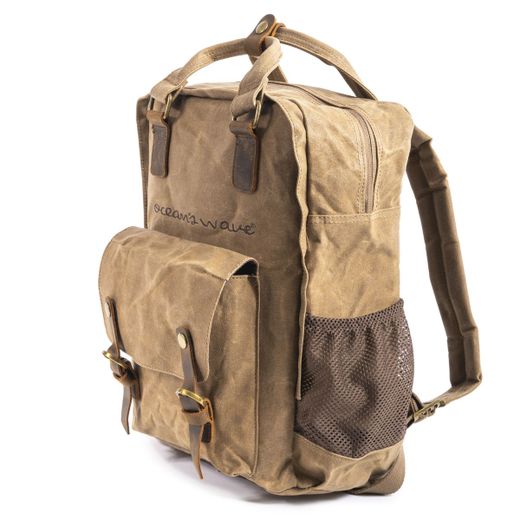 Mochila Super Quilted Camel Canvas Series