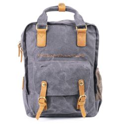 Sac à dos de la série Canvas Grey super rembourré