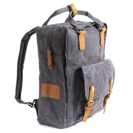 Sac à dos de la série Canvas Grey super rembourré