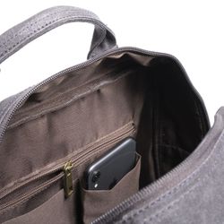 Sac à dos de la série Canvas Grey super rembourré