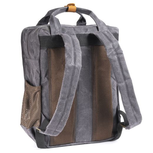 Sac à dos de la série Canvas Grey super rembourré
