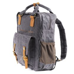 Mochila serie Canvas Gris superacolchada