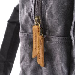 Sac à dos de la série Canvas Grey super rembourré