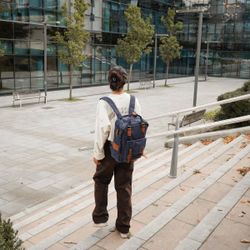 Sac à dos de la série Canvas Grey super rembourré
