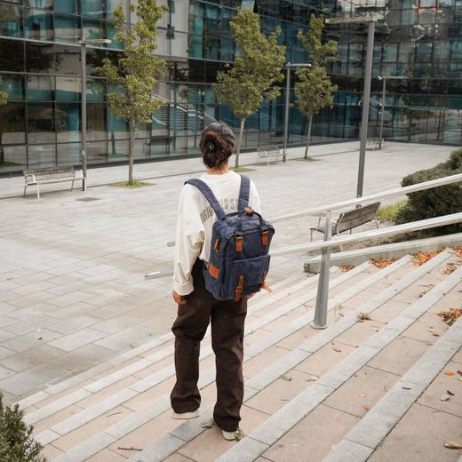 Sac à dos de la série Canvas Grey super rembourré