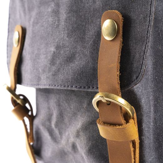 Sac à dos de la série Canvas Grey super rembourré