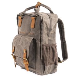 Sac à dos en toile verte super rembourré