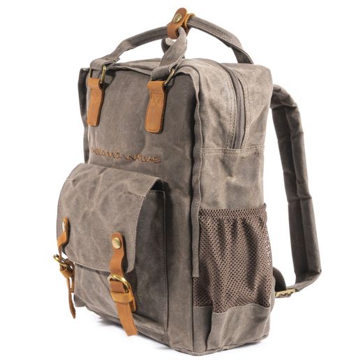 Sac à dos en toile verte super rembourré