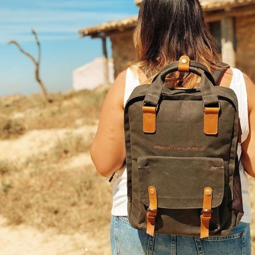 Mochila da série Green Canvas super acolchoada