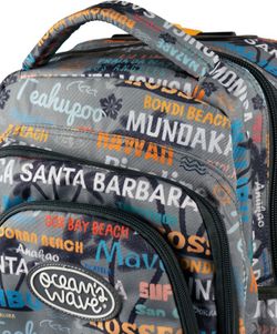 Mochila carro Malibú gris de Ocean’s Wave