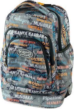 Mochila carro Malibú gris de Ocean’s Wave