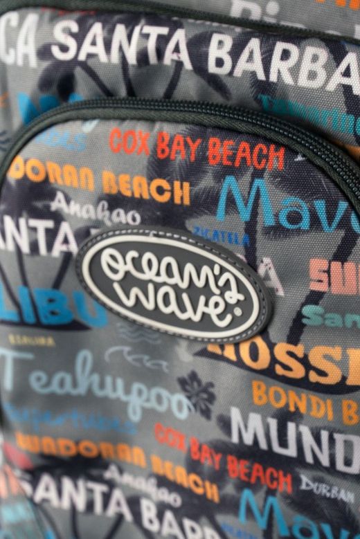 Mochila carro Malibú gris de Ocean’s Wave