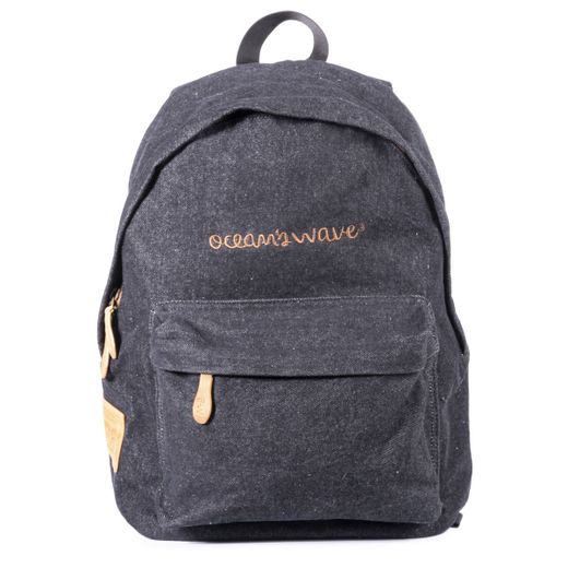 Sac à dos Jean noir en tissu denim