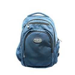 Mochila Multizipper Azul Olas