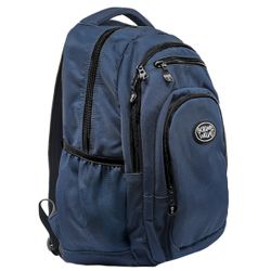 Mochila Multizipper Azul Olas