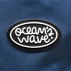 Mochila Multizipper Azul Olas