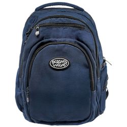 Mochila Multizipper Azul Olas