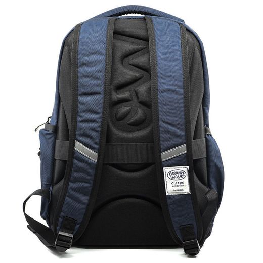 Mochila Multizipper Azul Olas