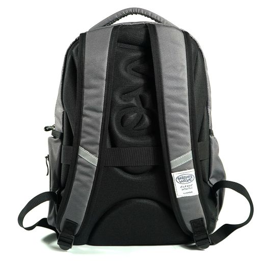 Mochila Multizipper Gris Olas